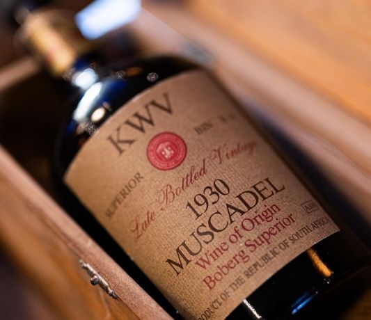 Historic KWV 1930 Muscadel sells for R17,000 at auction