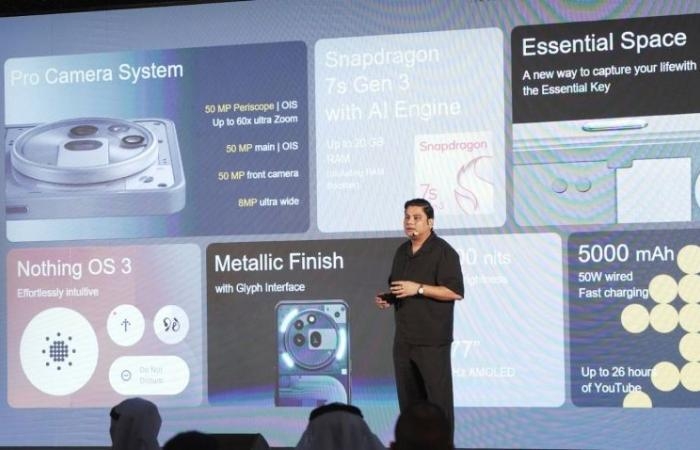 إطلاق هاتفيّ Phone 3a و3a Pro من Nothing في الشرق الأوسط