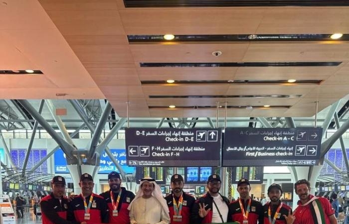 الحمادي يهدي الإمارات ثالث ذهبياتها في «الخليجية الشاطئية»