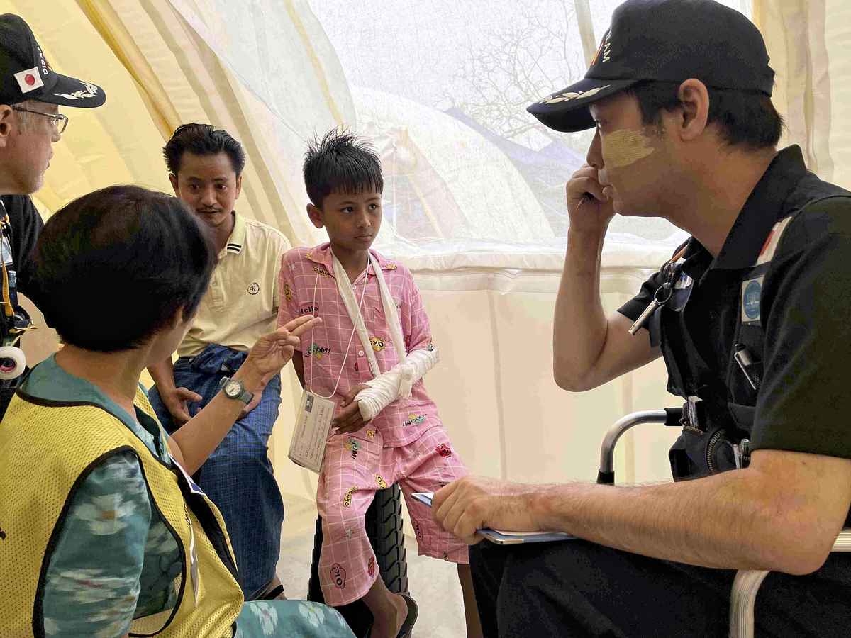 Japanese Surgeon Recounts Myanmar Quake Relief Mission; Extreme Heat, Sudden Storms Complicated Treatment