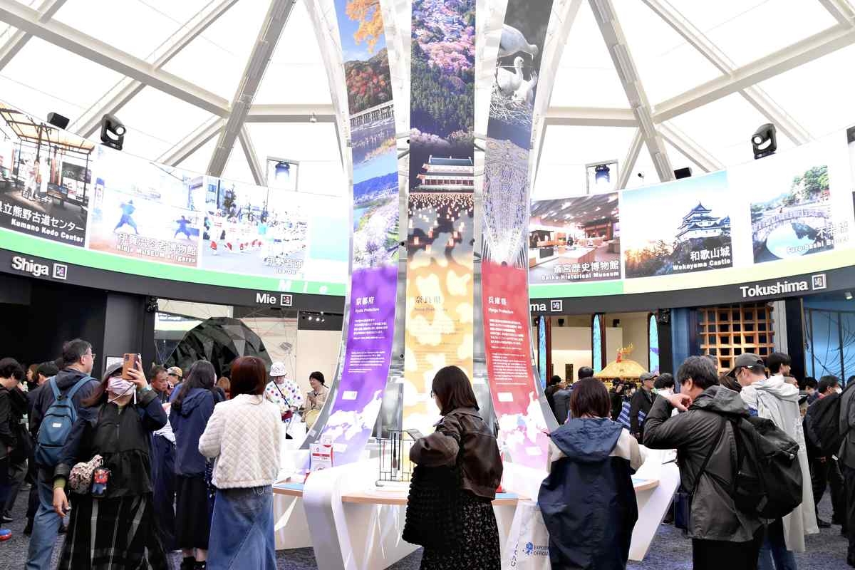 2025 Osaka Expo: Kansai Pavilion Shows Appeal of Region's 9 Prefs; Dinosaurs, Sand Dune, Traditional Dance