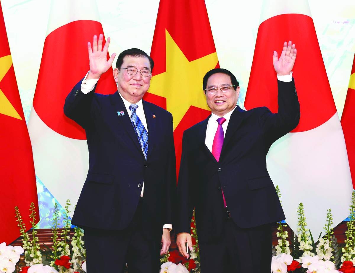 Japan, Vietnam Leaders Agree to Establish Framework for 2+2 Meeting; Ishiba, Chinh Agree to Advance Cooperations
