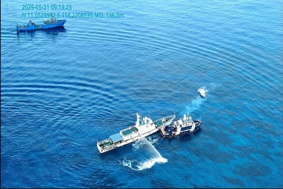 Philippines Condemns Chinese Coast Guard's Use of Water Cannon on a Research Vessel