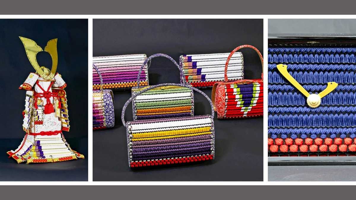 Samurai Armor Designs Adorn Bags, Accessories; Traditional Techniques Applied to Everyday Items by Tokyo Craftswoman