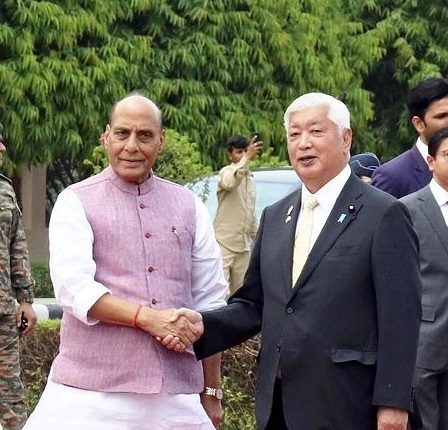 Japan, India Agree to Boost Defense Cooperation;Defense Ministers Nakatani, Singh Meet in New Delhi