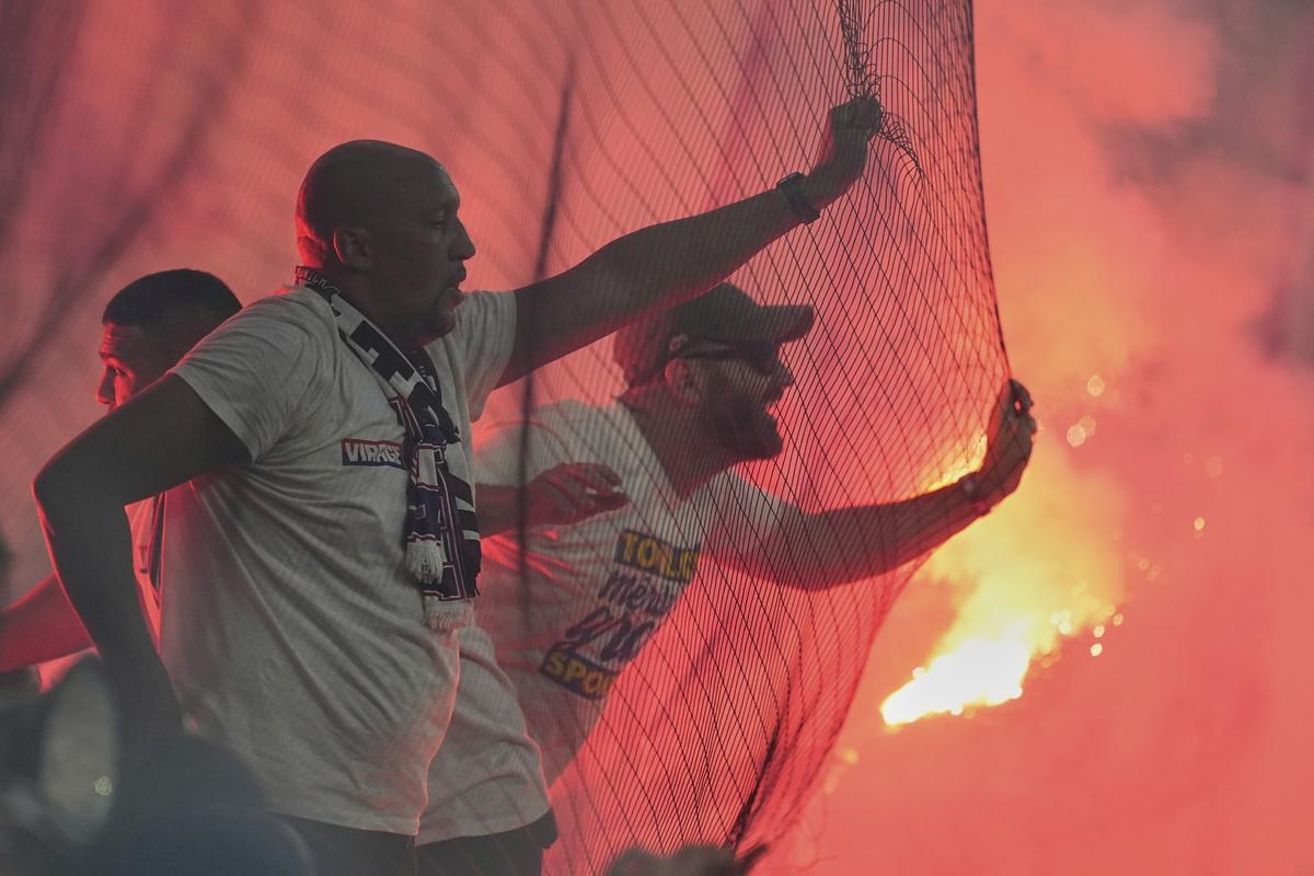 PSG Fans Unfurl Banner Calling for End to ‘Genocide in Gaza' during Champions League Final