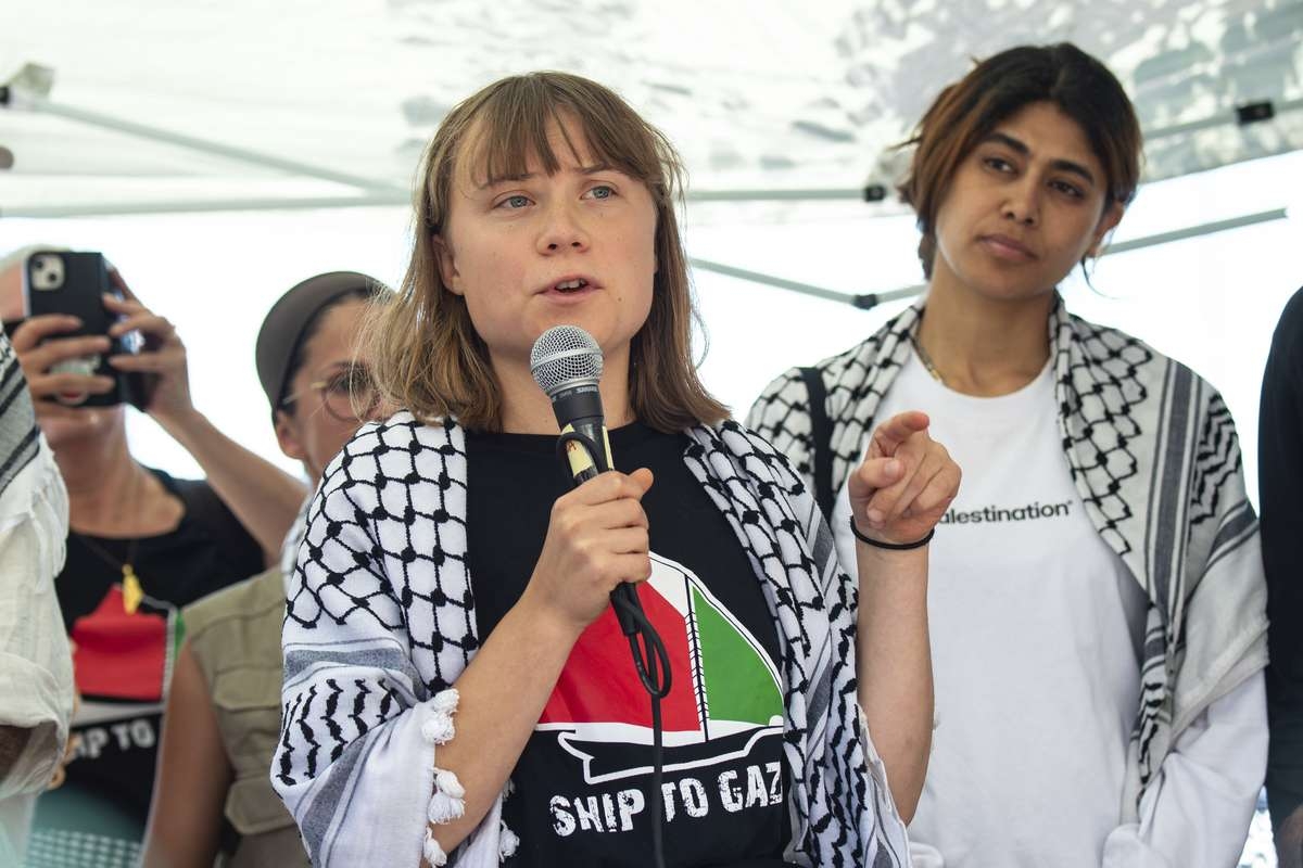 Climate Activist Greta Thunberg Joins Aid Ship Sailing to Gaza Aimed at Breaking Israel's Blockade