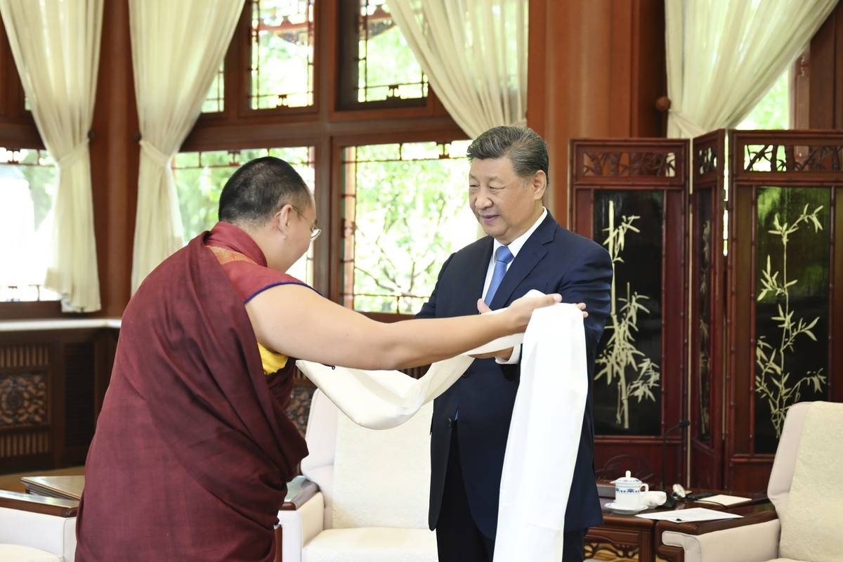China's Panchen Lama Pledges Loyalty to the Communist Party in a Meeting with Xi