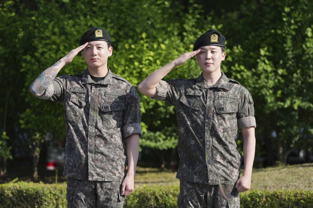 K-Pop Stars Jimin and Jung Kook of BTS Discharged from Military Service as Band's Reunion Nears