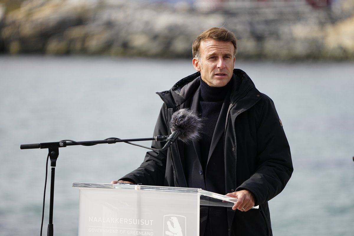 Macron Visits Greenland to Show European Support for the Strategic Arctic Island Coveted by Trump