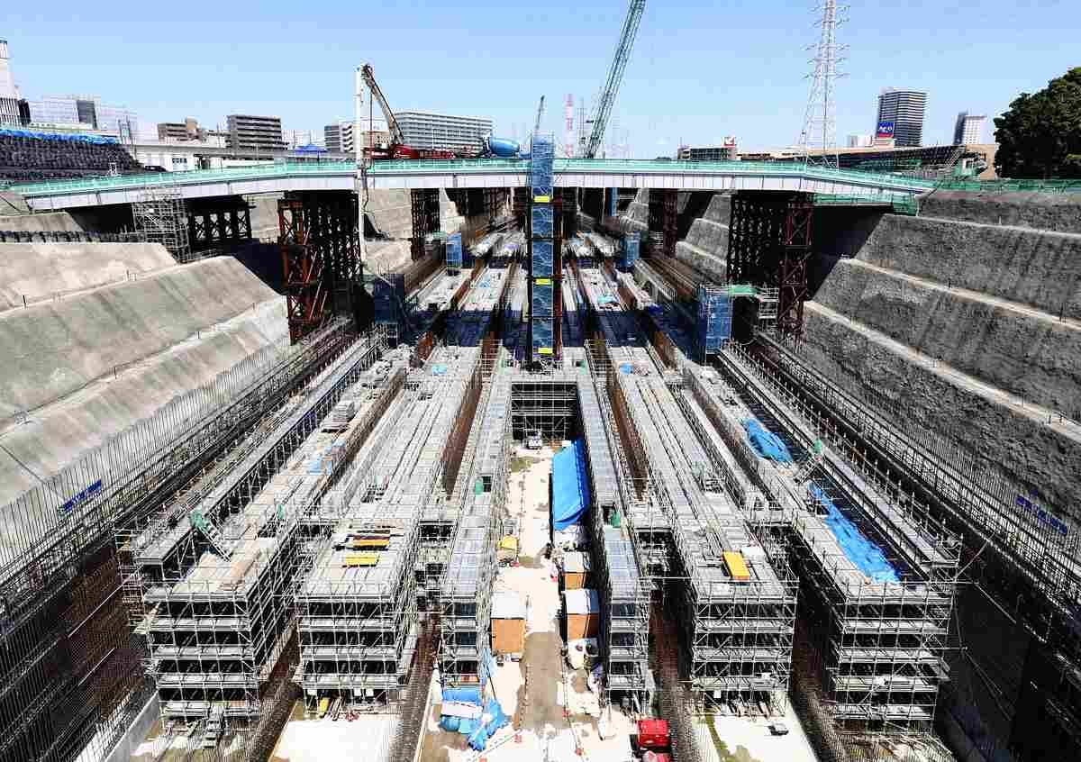 Japan's Maglev Shinkansen's Partially Completed Station Unveiled; Station Will Be Only Underground Stop Between Shinagawa, Nagoya