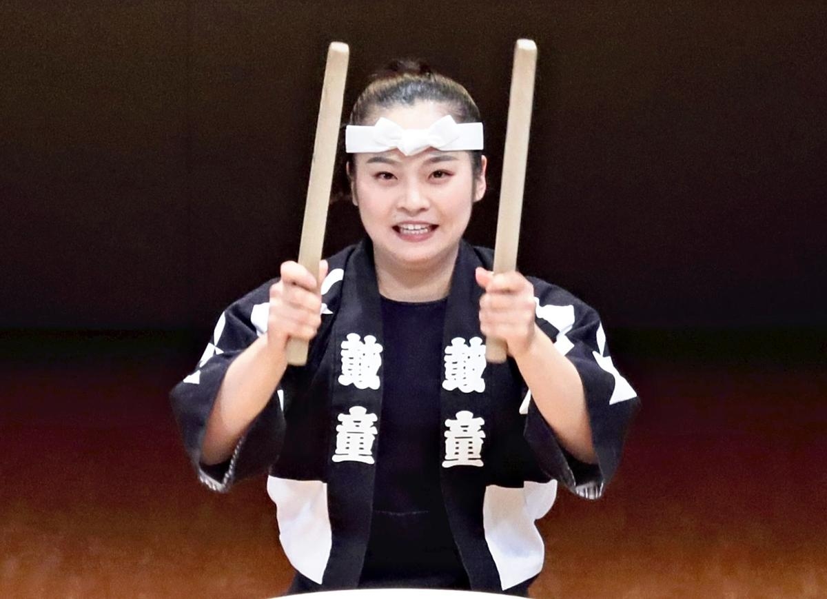 Kodo Taiko Group Drummer Makes Homecoming Debut in Iwate Pref.