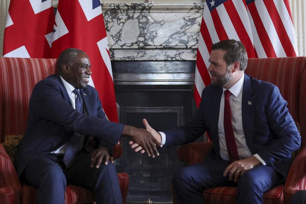US Has ‘No Plans' to Recognize Palestinian State, Vance Says before Talks with UK Foreign Secretary