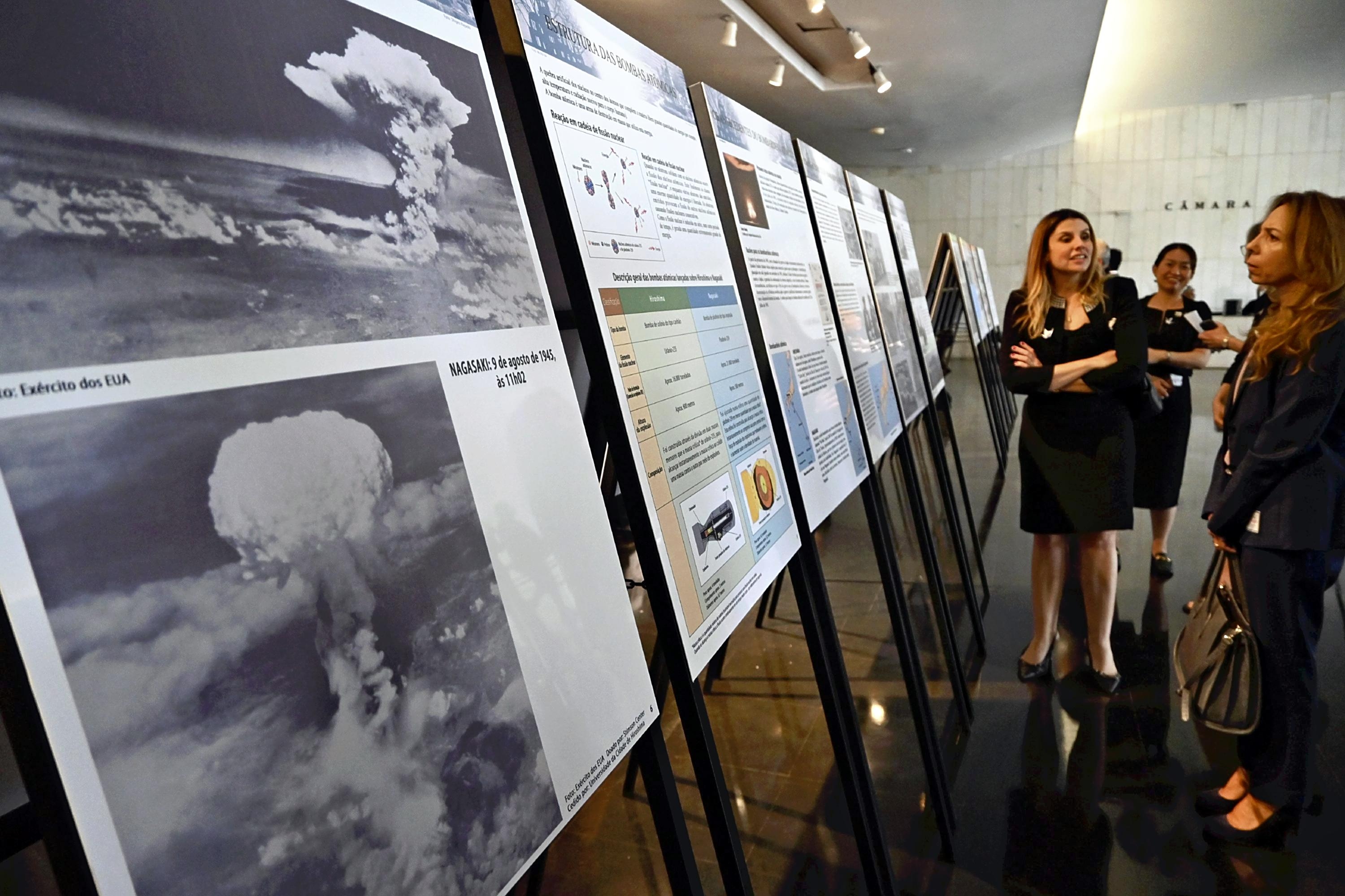 Exhibition on Atomic Bomb Begins in Brazil's Congress; Event Opens on 80th Anniversary of Atomic Bomb Drop
