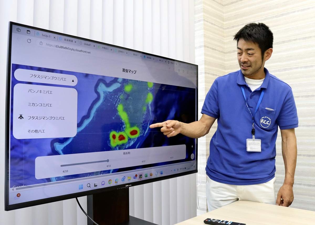 Hamamatsu-Born Technology Used for Fly Control in Palau; Company Wants to Develop ‘Fruit Fly Forecast'