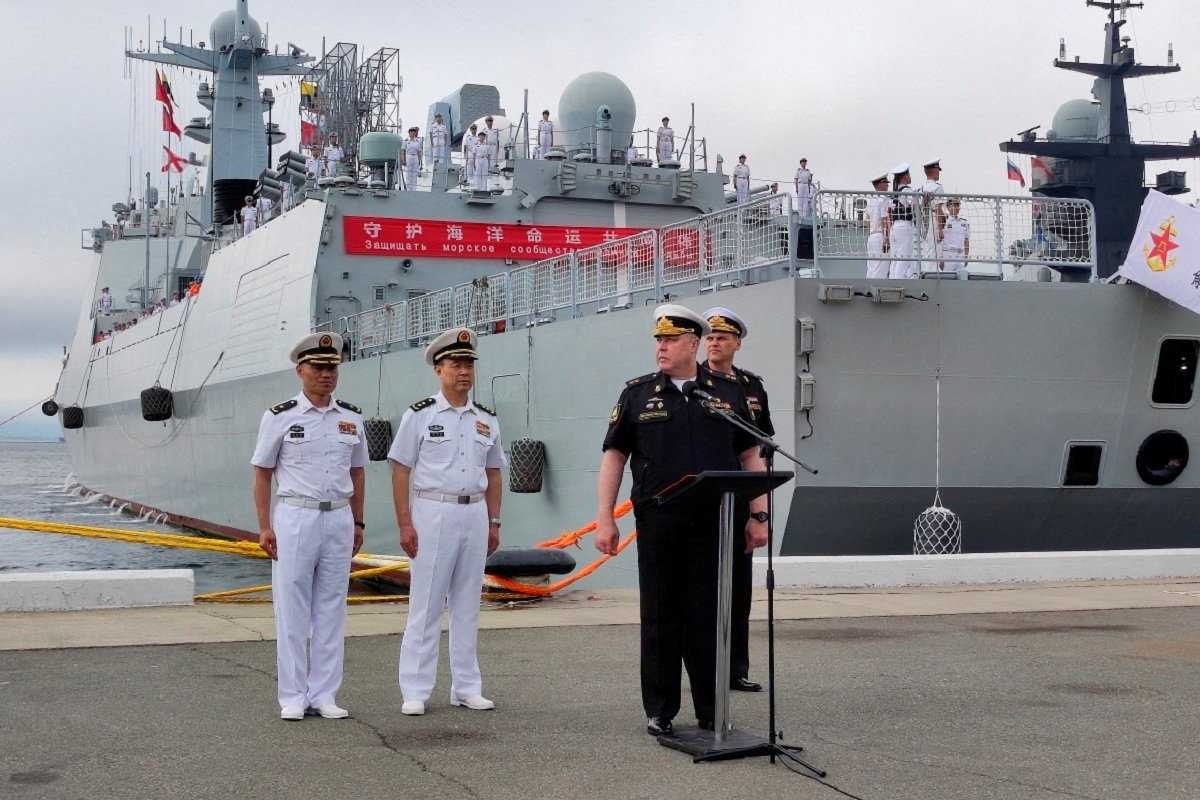 China and Russia Start Joint Drills in Sea of Japan