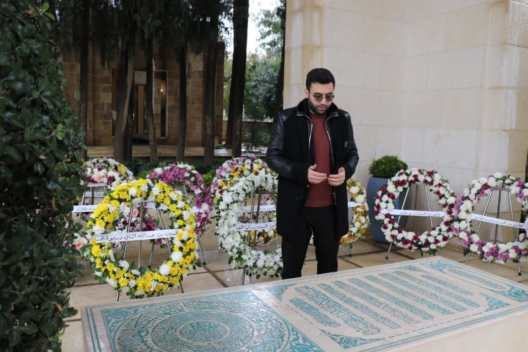 النائب الجراح يزور ضريح الملك الحسين