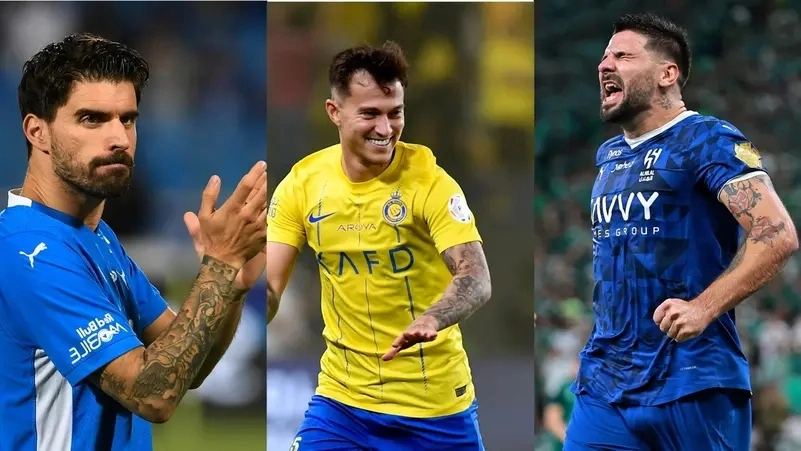 قصص "وشوم" نجوم الهلال والنصر.. ذئب نيفيز وجد أوتافيو