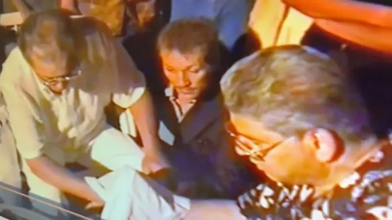 بوسي شلبي تنشر فيديو لعقد قرانها على محمود عبدالعزيز