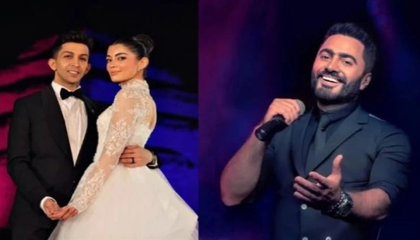خلافات أم انشغال؟.. ملك زاهر تحسم جدل غياب تامر حُسني عن زفاف شقيقتها