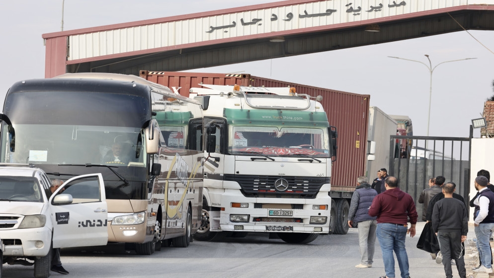 نقابة التخليص: ارتفاع حركة البضائع عبر معبر جابر بأكثر من 272% منذ بداية العام