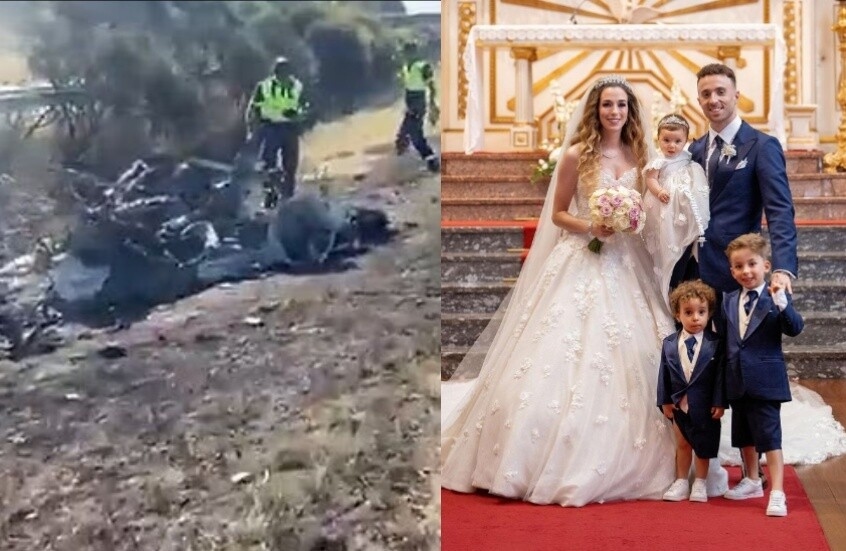 ظهور فيديو يوثق لحظات ما بعد الحادث المروع الذي أودى بحياة نجم ليفربول ديوغو جوتا