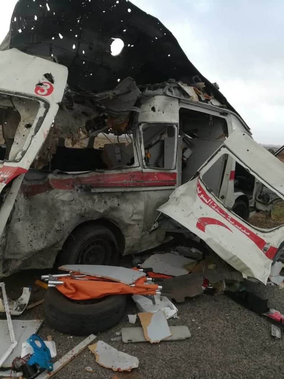 السويداء: انفجار عبوة ناسفة بسيارة إسعاف، ووقفة احتجاجية بالمشفى الوطني