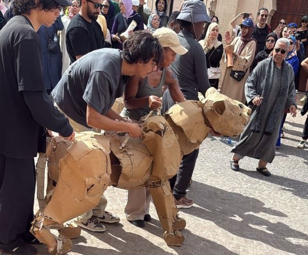 حدث عالمي ضخم.. فهود وحيوانات تثير الدهشة بقلب مراكش + صور وڤيديو