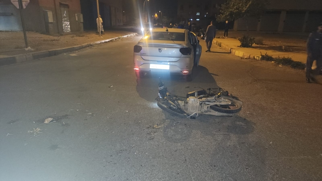 حادثة سير خطيرة ترسل سائق سـ90 في حالة حرجة لمستعجلات مراكش + صورة