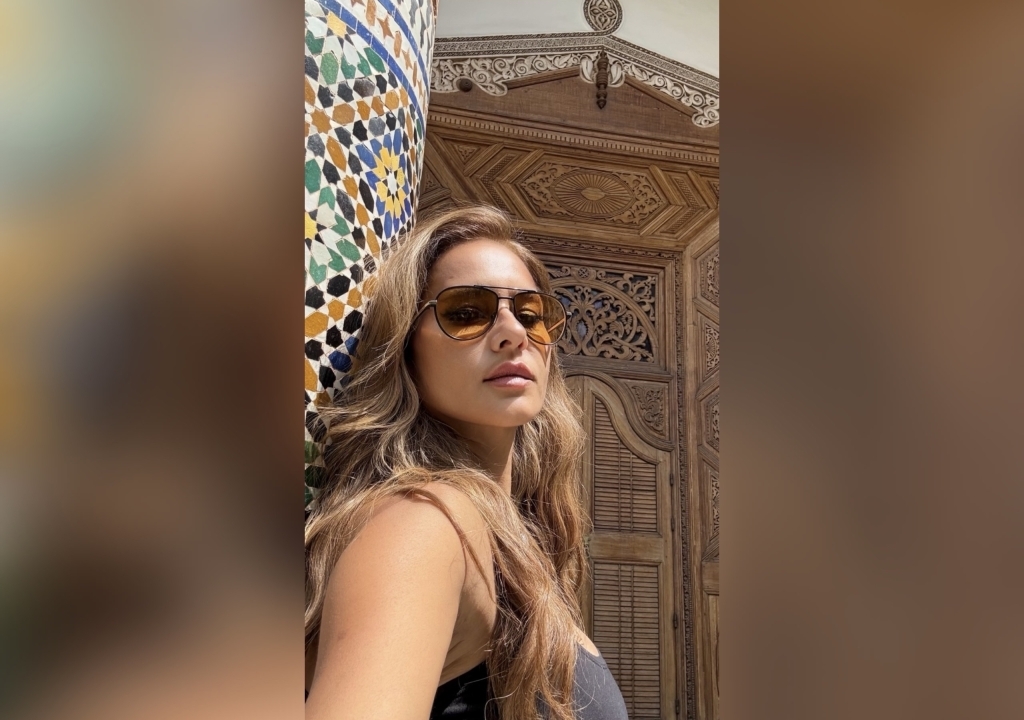 الممثلة المصرية نيللي كريم تستمتع بزيارتها لمراكش+صور