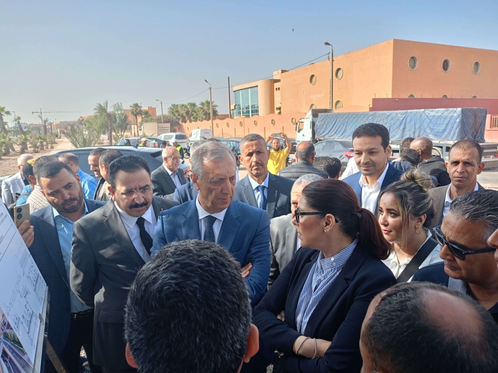 بالصور.. زيارة ميدانية تقود شوراق والمنصوري لموقع النفق المرتقب بمدارة العياشي