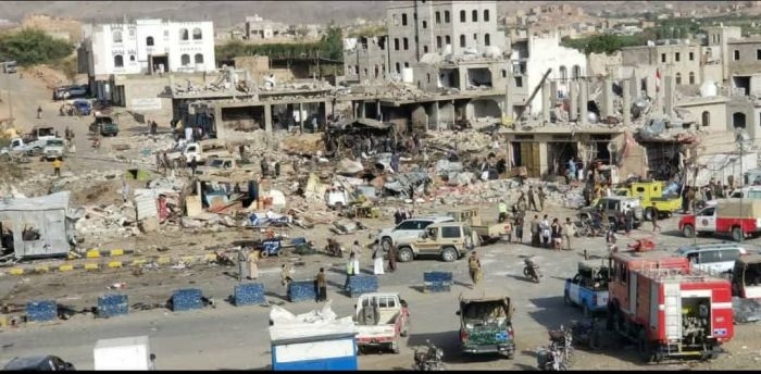 مركز حقوقي مقتل واصابة عشرات المدنيين في انفجار مستودع اسلحة للحوثيين بصنعاء