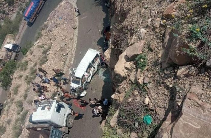 وفاة وإصابة 244 شخصاً في حوادث مرورية بالمناطق اليمنية المحررة خلال أسبوعين