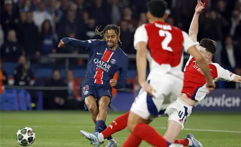 باريس يقهر آرسنال ويتأهل لمواجهة إنتر في نهائي دوري الأبطال