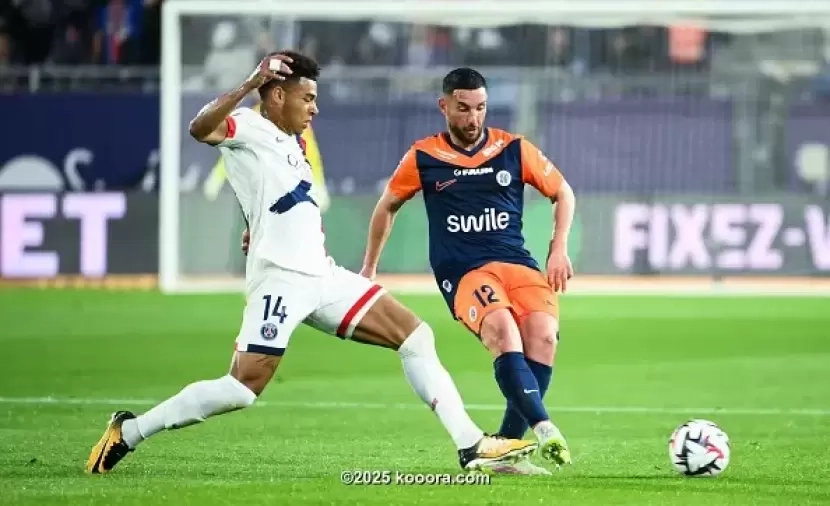 بالصور : بالصف الثاني.. باريس يعود للانتصارات بسحق مونبلييه