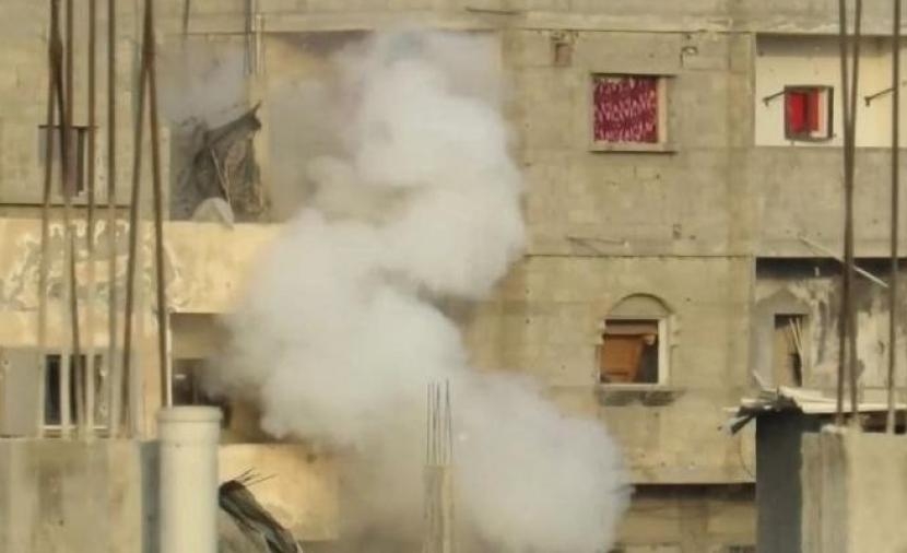 إصابة ٣ جنود إسرائيليين بانهيار مبنى في قطاع غزة