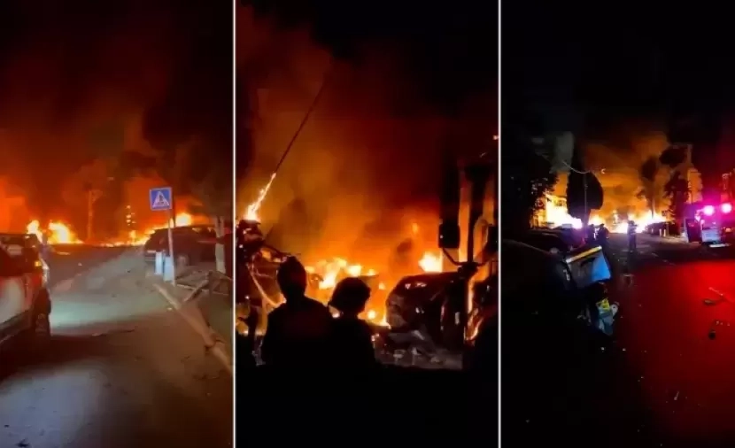 موجة ثانية من الصواريخ الإيرانية وإصابات مباشرة بحيفا وتل أبيب