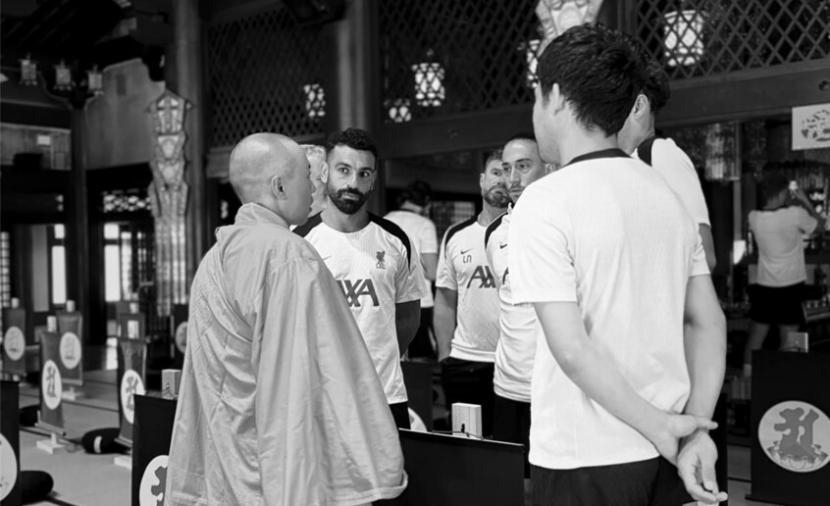 بعد الجدل الكبير.. أول تعليق من محمد صلاح على زيارة معبد إيكوين البوذي