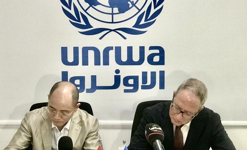 الصين تمنح "أونروا" 1.5 مليون دولار أمريكي