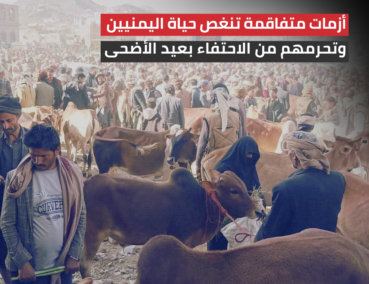 عيد الأضحى في اليمن.. فرحة منقوصة وأزمات اقتصادية متفاقمة
