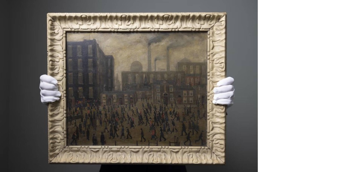 £10 painting by English 'matchstick men' artist may fetch £1 million