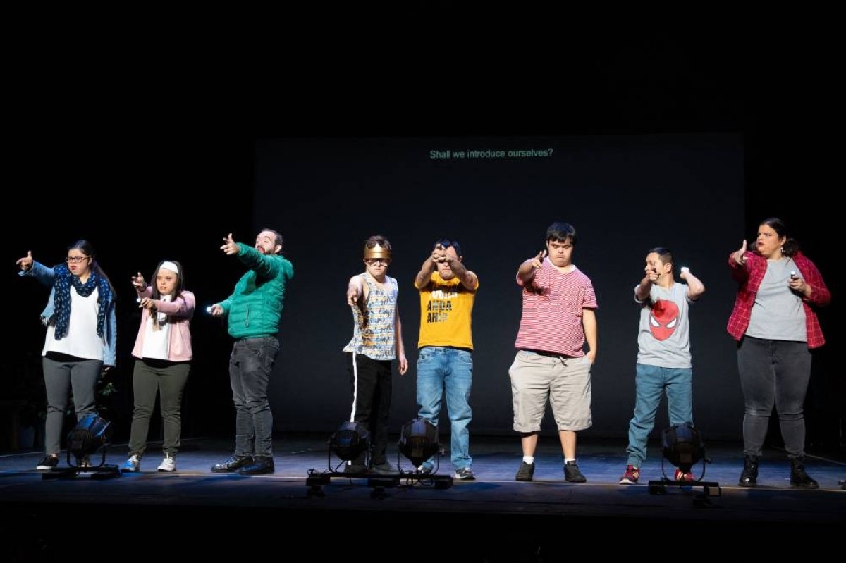 Actors with Down syndrome tear down barriers in London show