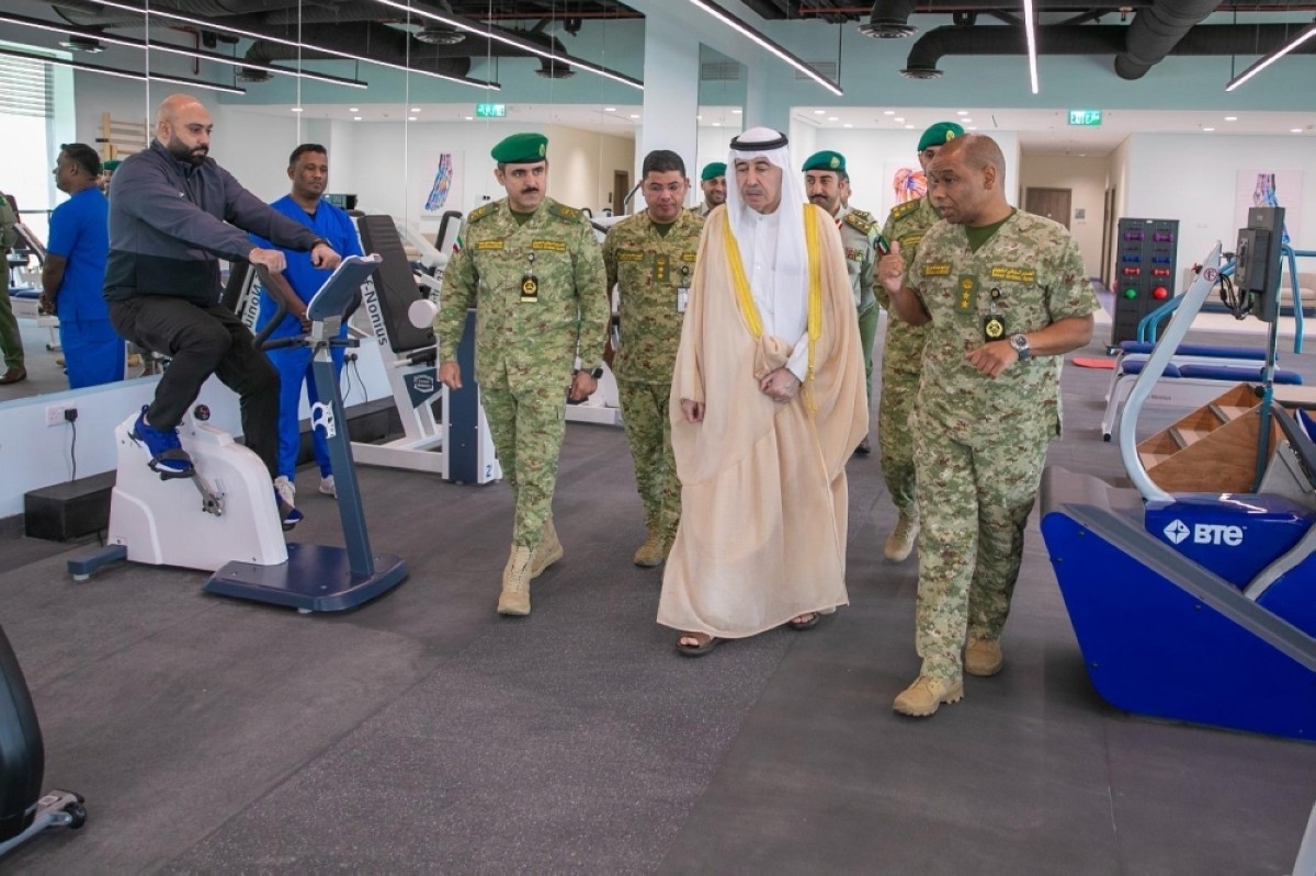 Kuwait National Guard chief inaugurates physical therapy center