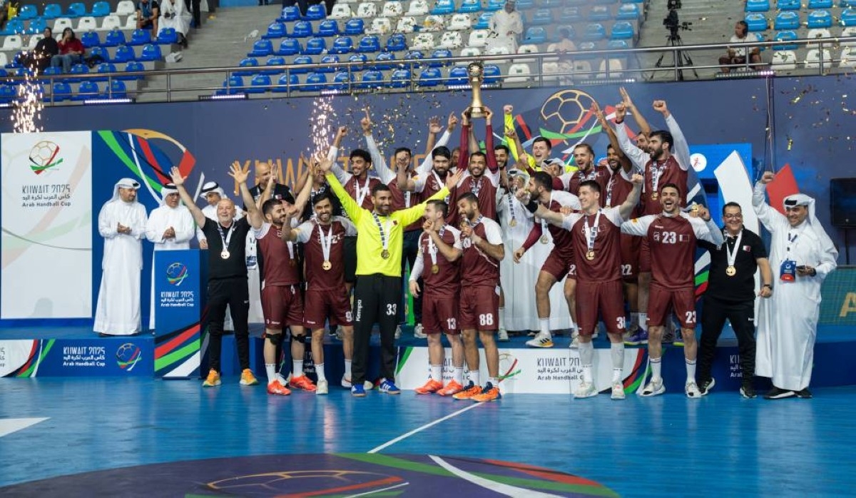 Qatar win 10th Arab Handball Cup after beating Bahrain 25-22
