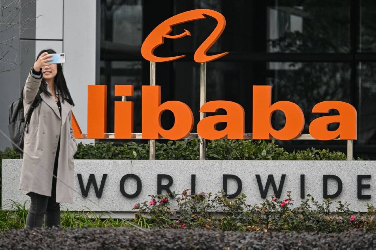 Alibaba posts its annual revenue increase despite spending slump