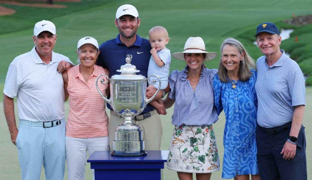 Scheffler outduels Rahm to capture third major title