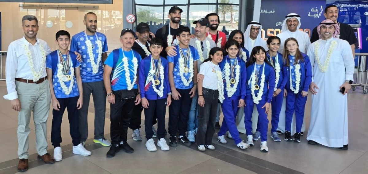 Triumphant return of gymnastics team from West Asia
