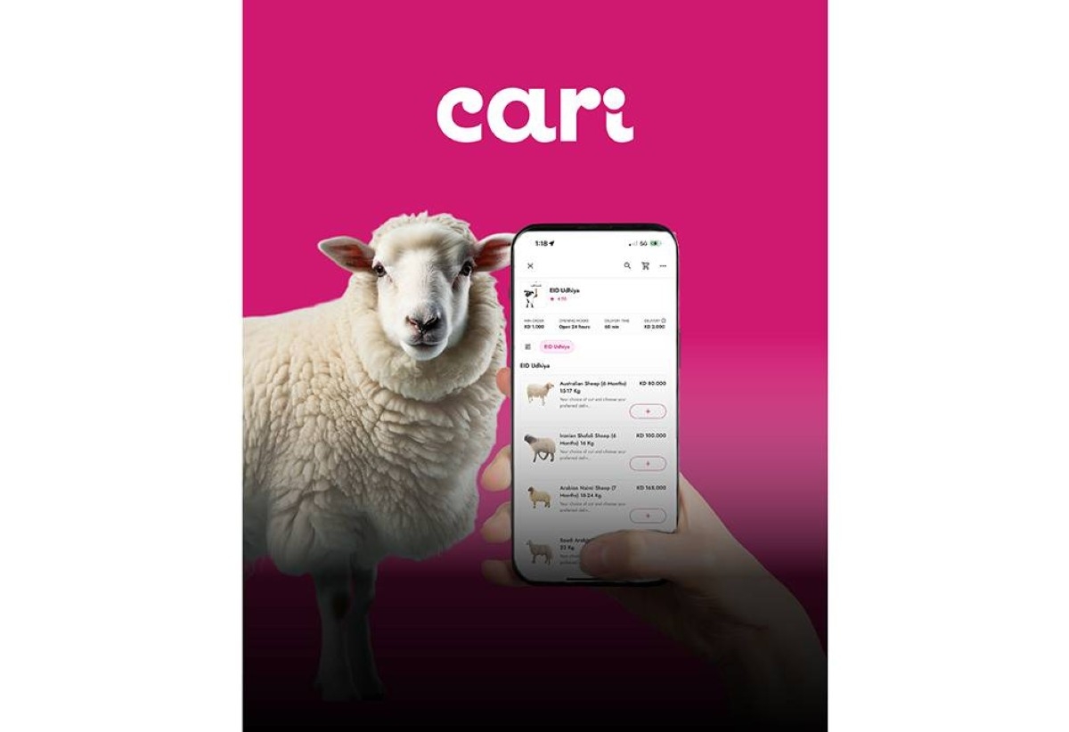 Cari: The Only Kuwaiti App Launches Eid Al-Adha Udhiya Booking Service Through Its Digital Platform*