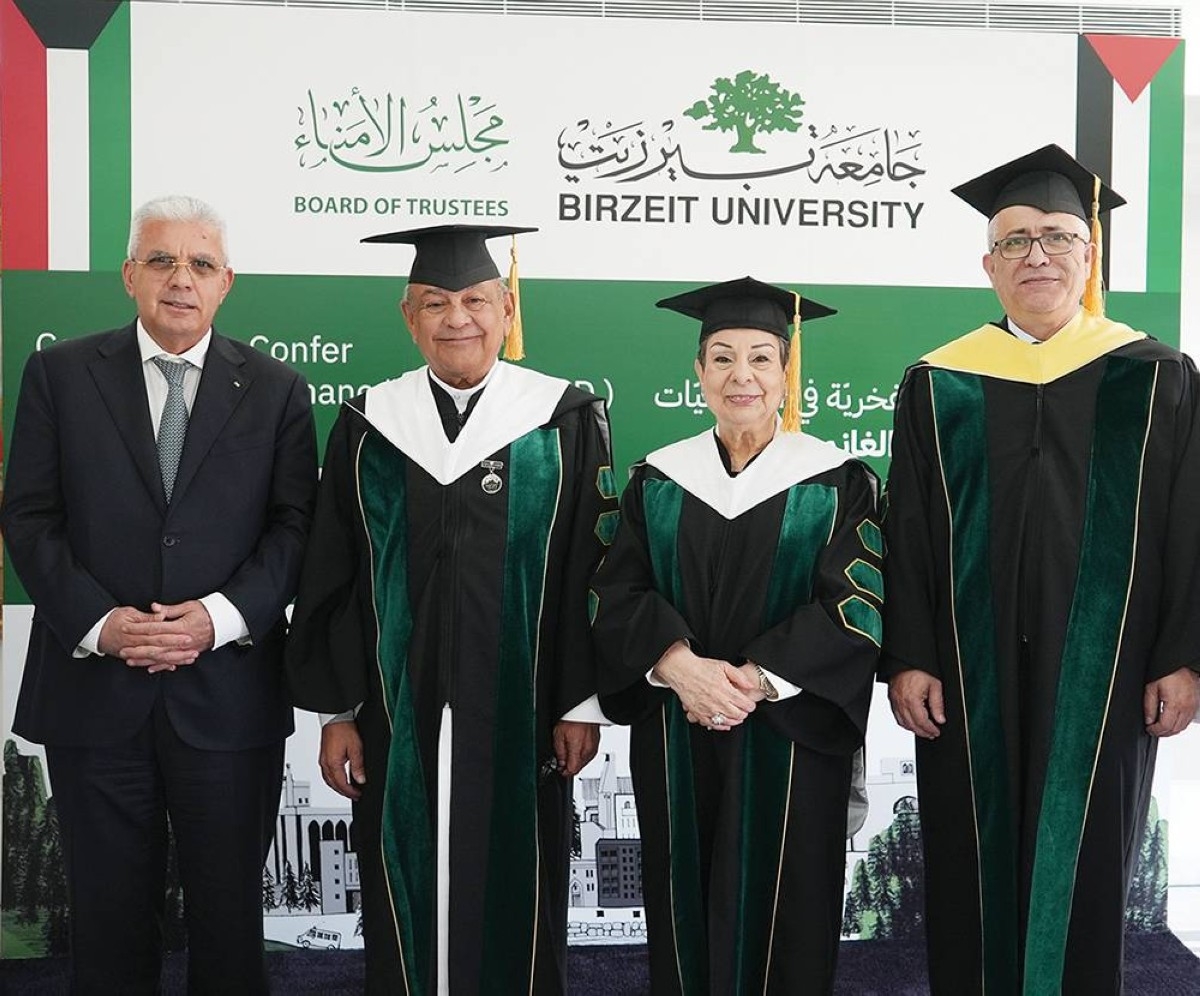 Birzeit University Honors Kuwaiti Business Leader Kutayba Alghanim with Doctorate for Lifelong Contributions to Education and Social Impact