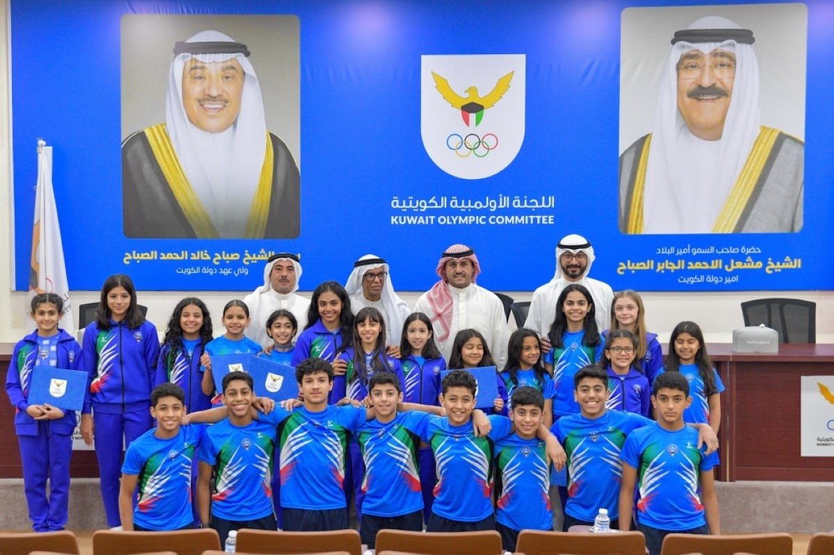 Kuwait Olympic Committee celebrates ‘Blue Gymnastics'